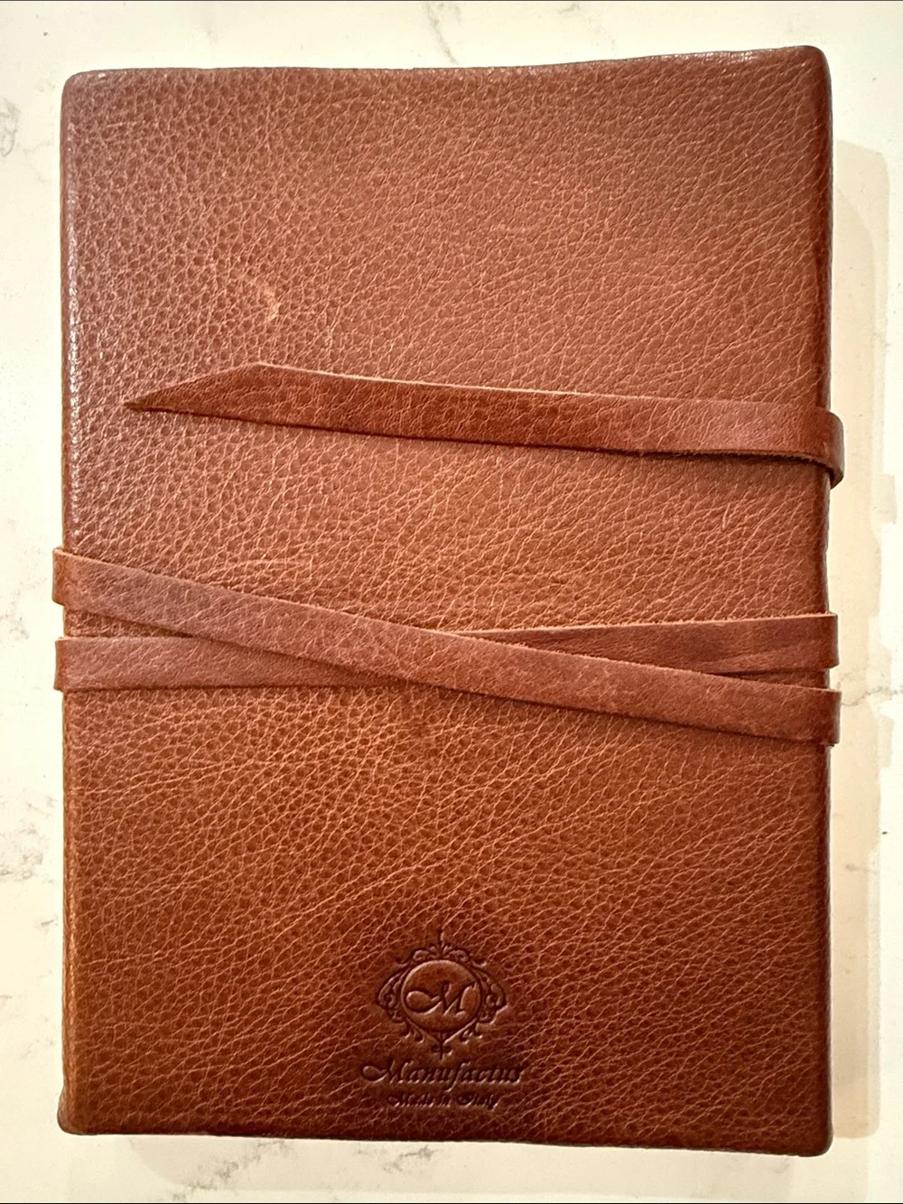 Manufactus leather bound journal